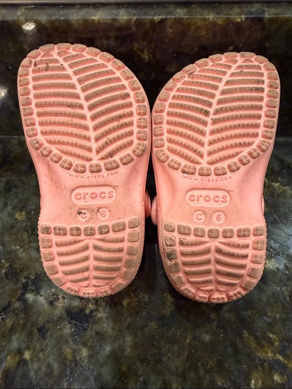 Pair of CROCS Toddler Classic Clogs, C6
